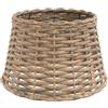 vidaXL Paralume da Soffitto Marrone Ø38x23 cm in Vimini