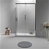 G Flame Box Doccia Angolare - Cabina Doccia Elite con Porta Scorrevole Vetro Temperato 6mm,Anticalcare con Profilo Cromato e Chiusura Magnetica (70 x 90 cm, Trasparente)