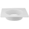 FACAIIO Flangia del connettore del condotto, flangia del connettore del condotto dell'aria per ventilatore del bagno, ventola in linea, cappa da cucina (150 mm)
