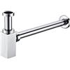 MICE COLLECTION Sifone scarico visto da lavabo o bidet Accessori per bagno Cromato/Visto quadrato SCL003