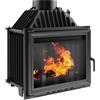 KRATKI Inserto per camino in ghisa a legna MAJA 8 kW Ø150 frontale A