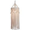 Wresetly Lampadario Boho Decor Intrecciato A Mano Charm Macrame Paralume Mandala
