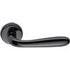 Colombo Design Maniglia per porta mod. ROBOT, art. CD41R, finitura Nero Satinato