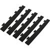 INTEC - Confezione di 5 cordoli maschi per piastrelle in PVC nero con clip per pavimento antiscivolo quadrato Garage Atelier PS50CRN/M