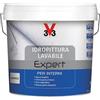 V33 Idropittura Lavabile Expert per Interni, Pittura Universale Bianca 4 Lt