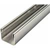 Glaszentrum Hagen - 2440x15x11 mm U profilo a parete in acciaio inox - profilo a pavimento - profilo di inserimento per docce
