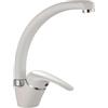FLORENZI RUBINETTERIE Miscelatore per cucina Monocomando Bianco lavello cucina canna curva Florenzi Rubinetterie
