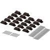 Globstar 20x Cerniera Magnetica Calamite per Mobili Chiusura Marrone