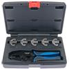 Asta A-RC6K - Pinza crimpatrice professionale per capicorda con 5 paia di ganasce e funzione cricchetto
