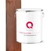 Q-COVER Impregnante Colorato per Legno 2 in 1 Noce scuro 5L Protezione UV Idrorepellente per Interno ed Esterno