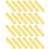 QUARKZMAN Mini Ovale Cerniere 180 Gradi Lungo Pieghevole Fondo Cerniere Gioielli Regalo Scatola Cerniera Armadietto Porta Cerniera con Viti 65x15mm Oro 24pz