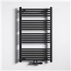 Mai & Mai Radiatore Piatto da Bagno 100x60cm, Radiatore Scaldasalviette Termoarredo da Bagno Riscaldamento Elettrico o da Acqua Calda RHE Scalda Portasciugamani in Acciaio, Antracite