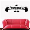 ilkjik Adesivo Murale Fitness Club Power Gym Decal Adesivo Palestra Manubri Poster Vinile Adesivi Murali Adesivo Murale Stickercor Adesivo Palestra 50X157Cm