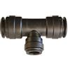 Generisch Connettore per tubo ad aria compressa, connettore a T (18 mm - 15 mm (ridotto)
