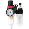 Segrehy Separatore d'acqua per compressore d'aria, separatore d'acqua del compressore AFC 2000 con regolatore a pressione del filtro Separazione del liquido