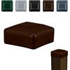 EMFA 10 pezzi capuccio quadrato 70x70 mm marrone plastica cappucci per palo cappucci per tubolari