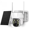Generic Telecamera IP PTZ con Pannello Solare WiFi 4MP 4G Videosorveglianza Protezione di Sicurezza Batteria Integrata Standby a Lungo Termine(2MP WiFi Version)
