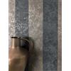 Newroom carta da parati TNT nero righe metallizzato cemento loft | antracite con riflessi bronzo e rame cangianti, grezzo vissuto, carta da parati camera da letto, stile industriale, ingresso