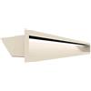 KRATKI griglia di ventilazione AIR 9 x 80 cm nero per ventilazione camino | Griglia aria calda 9 x 80 cm; Griglia di scarico per ventilazione camino; Presa d'aria con un angolo di 45 gradi