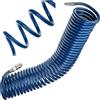 STIX Tubo Aria Compressa a Spirale PE 8/12 mm 10m con Attacco Rapido 10 bar
