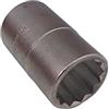 TANIASHOP Chiave a Bussola poligonale con attacco quadro femmina 3/4 Pollici bussole bussolotto Boccola Acciaio al Cromo Vanadio (24mm)