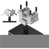 Generic Piccola morsa da banco | Mini morsa da banco 2 in 1 | Antiscivolo di precisione a sgancio rapido Strumento per trapano per lavorazione dei metalli, lavorazione del legno, gioielli, officina garage
