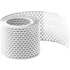 Fassadenprofile griglia anti-uccelli 5 m x 100 mm bianco, PVC, griglia gronda & banda ventilazione, durevole, resistente, facile montaggio, anti piccioni