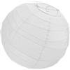 VILLFUL Lampadario Giapponese in Carta di Riso Bianca Rotondo, Paralume a Lanterna Classica ed Elegante per Decorazioni da Soffitto e Feste Natalizie