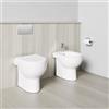 Yellowshop - CLARY Set coppia sanitari a terra vaso rimless e bidet con coprivaso soft-close