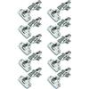COMFERUT Cerniera piana Ferrari Clip da 35 mm con base per anta in legno - da 10 pz