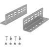 SOTECH 1 coppia Staffe di montaggio JUNKER KW-200-H76-L184 in acciaio zincato lunghezza 184 mm per il montaggio a pavimento e su piattaforma delle guide ad estrazione totale KV2-200-H76-NF