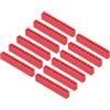 QUARKZMAN 12Pz Porta Punta Per Avvitatore A Tazza Esagonale Plastica Organizzatore Con 11 Fori 1/4 Custodia Per Punte Trapano Plastica Per Qualsiasi Metalliche 1/4 Utilizzo Rosso