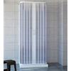 Arredobagnoecucine Box doccia 3 lati 70x70x70 apertura centrale in PVC riducibile colore bianco