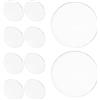 Toyvian Copertura Luminosa Decorativa Faretto Cappa Cucina in Vetro per Lampadina Mr16 Gu10, Facile Installazione e Sostituzione, Confezione da 20 Pezzi per Illuminazione Interna