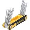 Tiiyee Multitool Cacciavite, Set Pieghevoli A Prova Manomissione Compatto Multiuso Professionali Tascabili Tascabile 8 in 1 Multifunzione Cricchetto Portatile Mano Con Fessura Croce Per Este