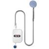 Weytoll Piccolo scaldabagno elettrico con display LCD della temperatura IPX4, riscaldamento rapido (spina UE)