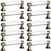 SOTECH SO-TECH® SET da 10 x Maniglia per Armadio MARIE Maniglie di Design Finitura Ottone Antico Distanza Fori 96 mm