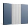 Orac Decor Orac 3D Rivestimento murale WX210 REED 200 cm x 1,3 cm x 25,5 cm Polistirene estruso (HDPS) primerizzato