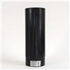 FORTUNATO Tubo Acciaio Arredo per Canale da Fumo, Stufe a Pellet, Acciaio Alluminato Spessore 1,2 mm, Diametro 180 mm, Verniciatura Siliconica (Altezza 500 mm)