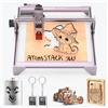ATOMSTACK Macchina per incisione laser A5, 5 W, 40 W, taglierina laser CNC, superficie 410 x 400 mm, potenza laser 5,5 W, protezione degli occhi, messa a fuoco fissa, adatta per il fai da te