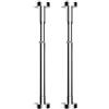 Eawfgtuw Supporto per lavello da cucina in acciaio inossidabile, altezza regolabile, gambe di supporto inferiori, resistente staffa per lavello sottopiano (50-80 cm, argento)