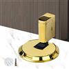 PEKJDS Nuovo fermaporta magnetico, arresto silenzioso meccanico aggiornato senza punch-free, regolabile senza foratura meccanica del pavimento Doorstop Serrature magnetiche (Gold)