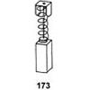asein Spazzole di Carbone Asein 0230 per Black & Decker, DeWalt & Hitachi Utensili Elettrici - 6x8x16,5mm - 0,24x0,31x0,65'' - Sostituisce le parti originali 321338, 401853-01 & 914633
