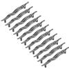 generic Confezione da 10 pomelli in lega di zinco per cassetti della cucina, maniglie per mobili, armadi, porte, maniglie creative in metallo solido, per camera da letto, bagno, credenza, cassettiera