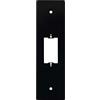 Dieffematic Placca con Foro per Pulsante Interasse 165 mm - Pannello di Copertura Nero per Automazione Tapparelle