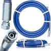 Rosfix Tubo per Airless 3/8 13m - 227 Bar, Attacchi Girevoli, Rivestimento in Uretano | Compatibile con Graco, Wagner, Titan | Accessorio per Verniciatura Professionale