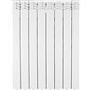 Fondital V666AM06408 Radiatore in alluminio pressofuso Exclusivo B3, 800 mm, 8 elementi, bianco