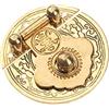 LEVINE Ganci di chiusura antichiChiusure di chiusura antiche, Cerniere in ferro bronzo retrò, Connettori cerniere di testa 1 pezzo Chiavistelli for scatole antiche Chiusure in ottone cinese for portagioie Va