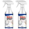 Generico Versatile Wall Repair Paint Wall Spray Paint, Water-Based PaintWhite Peel, Stain Remover for WallCeiling, Covers Up Stain Sealing CeilingPaint, Suitable for WallCracks (2pcs)