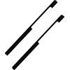 zcru004 Pomolo per Mobili Maniglie Cabinet Lega di Alluminio Maniglie per Tiranti Pomelli per Porta Maniglione da Cucina Maniglia del Cassetto Maniglia Cucina Nero 2 Pezzi (Overall length 500mm)